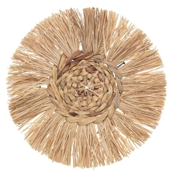 Dekorácia na stenu z rafie Raffia (fi) 36 cm + 30 cm + 25 cm sada 3ks