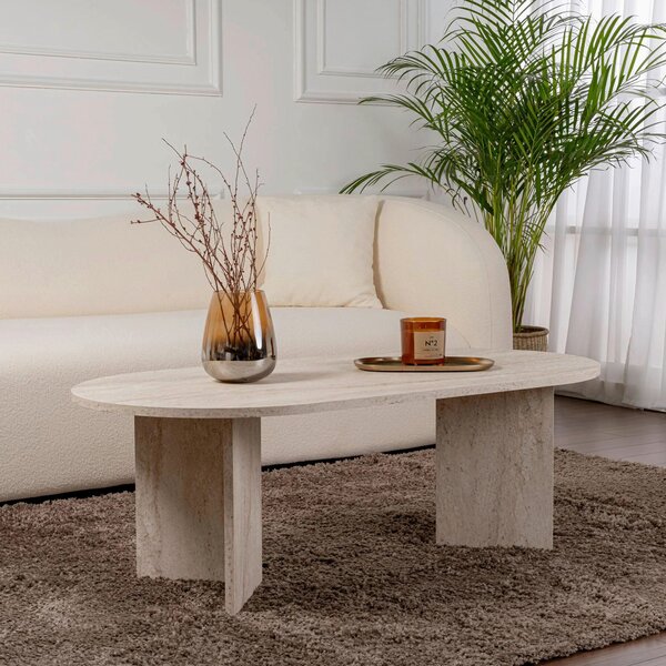 KONFERENČNÝ STOLÍK, slonovinová, kompozitné drevo, 119/60/40 cm MID.YOU - Online Only obývacie izby, Online Only