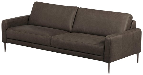 3,5-MIESTNA POHOVKA, fango, pravá koža P & B - Sedačky, Online Only
