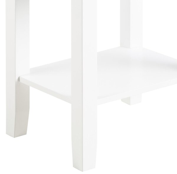 NOČNÝ STOLÍK, biela, 45/62,8/34 cm Livetastic - Online Only spálne, Online Only