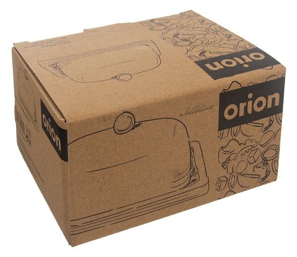 Biela porcelánová nádobka na maslo s bambusovou táckou Orion Whiteline