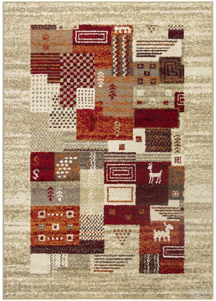 Koberce Breno Kusový koberec SHERPA 5504/DW6P, červená, viacfarebná