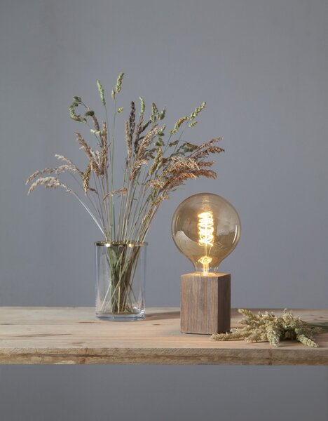 Drevená lampa Lys Brown