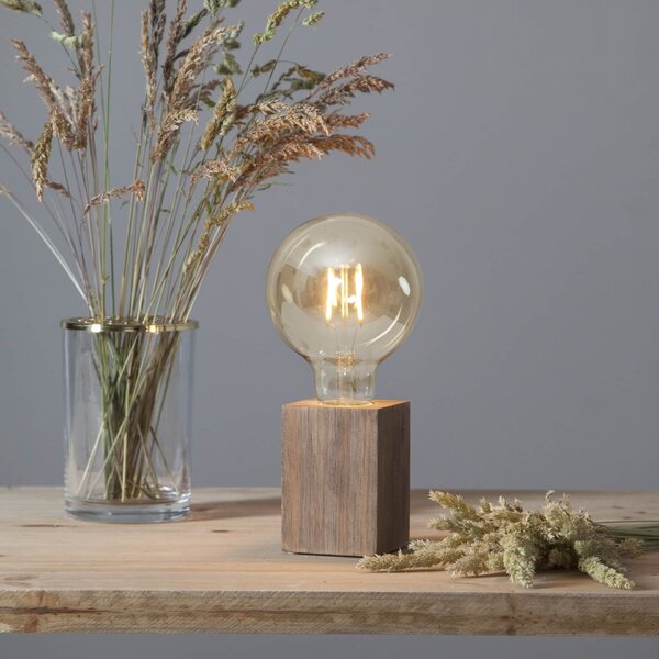 Drevená lampa Lys Brown