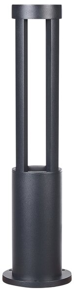 Vonkajšie stĺpikové LED svietidlo čierne hliníkové 60 cm vonkajšie osvetlenie chodníka moderná záhradná lampa