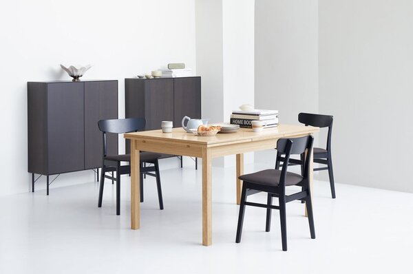 Rozkladací jedálenský stôl podyhovaný dubom Hammel Dinex 140 x 90 cm