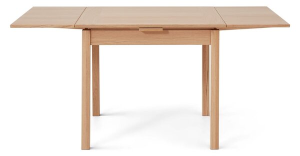 Rozkladací jedálenský stôl podyhovaný dubom Hammel Dinex 90 x 90 cm
