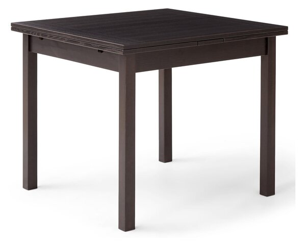 Hnedý rozkladací jedálenský stôl Hammel Dinex 90 x 90 cm