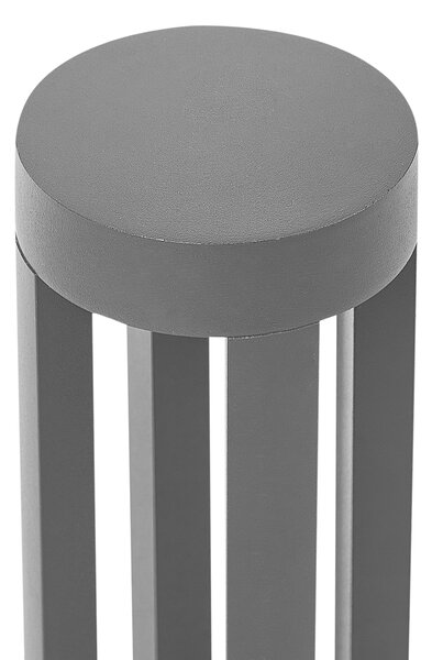 Vonkajšie stĺpikové LED svietidlo čierne hliníkové 60 cm vonkajšie osvetlenie chodníka moderná záhradná lampa