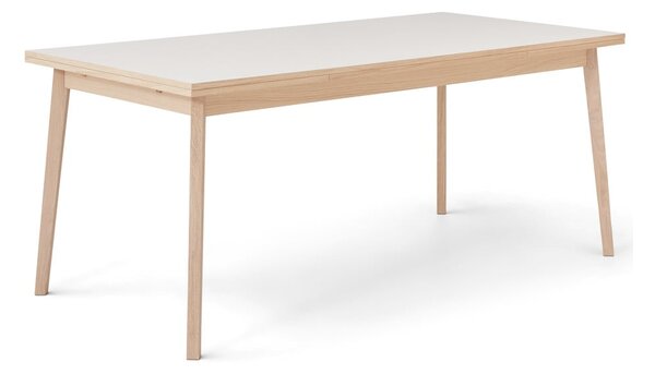 Rozkladací jedálenský stôl s bielou doskou Hammel Single 180 x 90 cm