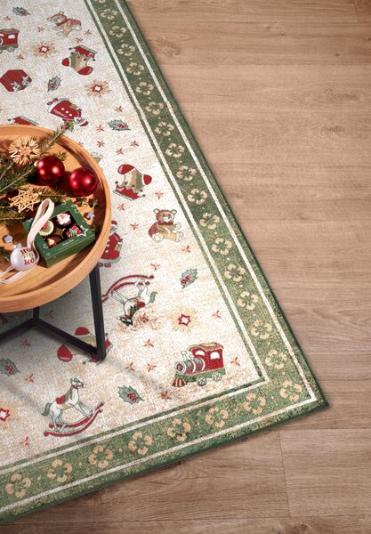 Villeroy & Boch , DOPREDAJ: 160x230 cm Kusový koberec Toy's delight se střiženým vlasem 106218 Green, Multicolor, 160x230, zelená, obývacia izba