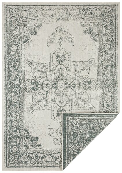 NORTHRUGS - Hanse Home koberce Kusový koberec Twin Supreme 104139 Green / Cream – na von aj na doma - 80x150 cm