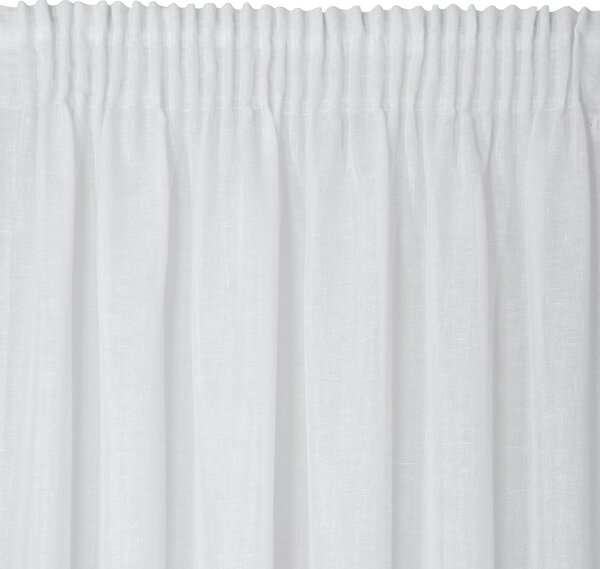 ZÁCLONA NA PÁSKE VIOLA 400X145 CM BIELA
