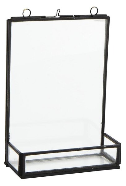 Fotorámček z dvojitého skla s priehradkou Antique Black