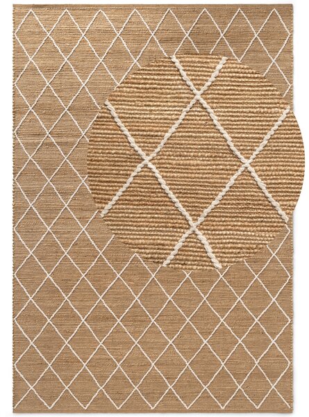 Hanse Home , Kusový koberec Kunu 106208 Natural Gold White, 80x150, béžová, chodba / predsieň