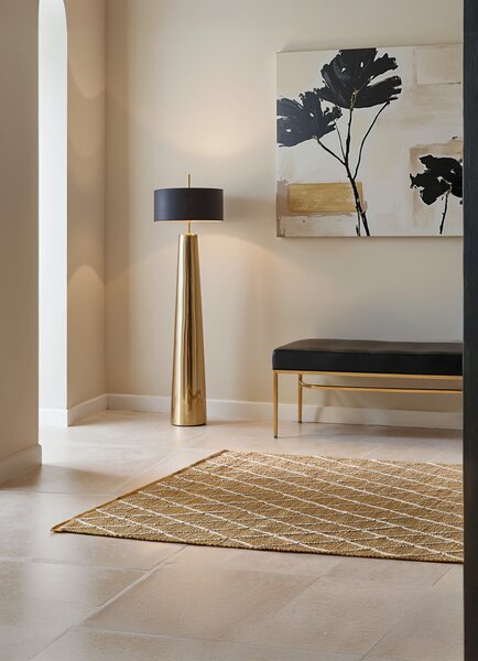 Hanse Home , Kusový koberec Kunu 106208 Natural Gold White, 80x150, béžová, chodba / predsieň