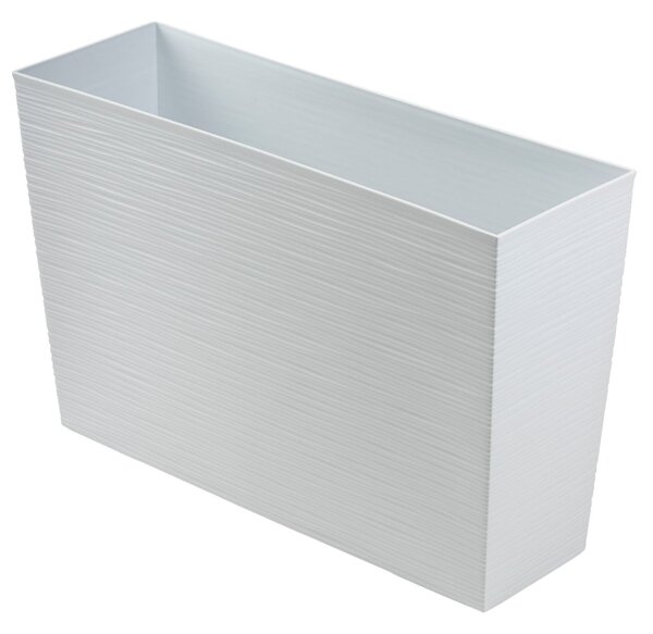 PLASTOVÝ KVETINÁČ BLOOM RIFLO 36X56X20 CM BIELA