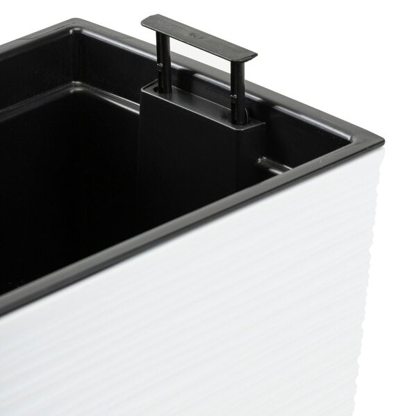 PLASTOVÝ KVETINÁČ BLOOM RIFLO 36X56X20 CM BIELA