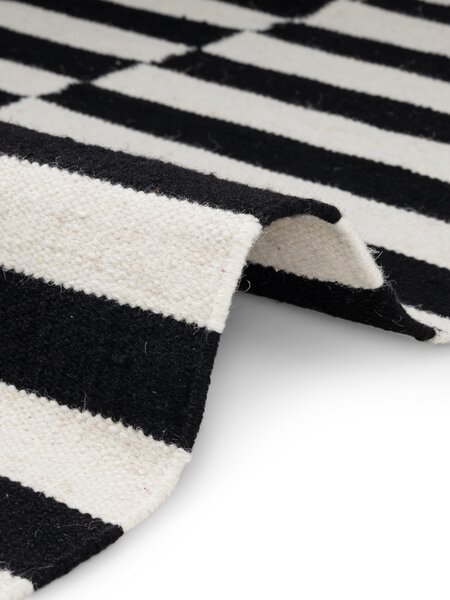 Hanse Home , Behúň Donna 106207 Black White, 80x200, čiernobiela, obývacia izba