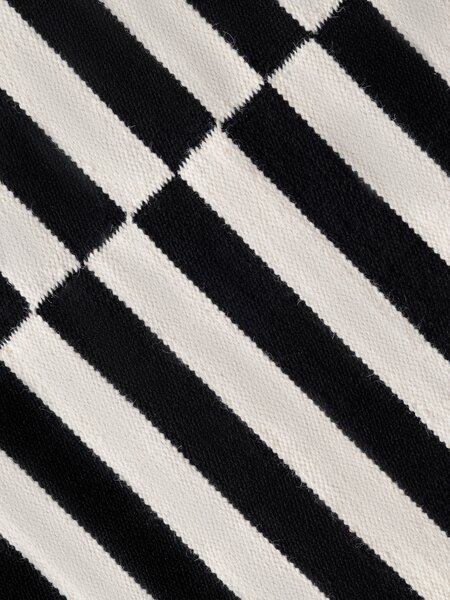 Hanse Home , Behúň Donna 106207 Black White, 80x200, čiernobiela, obývacia izba