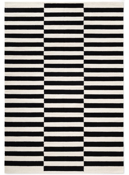 Hanse Home, Kusový koberec Vika 106207 Black White, 120x180, čiernobiela, obývacia izba