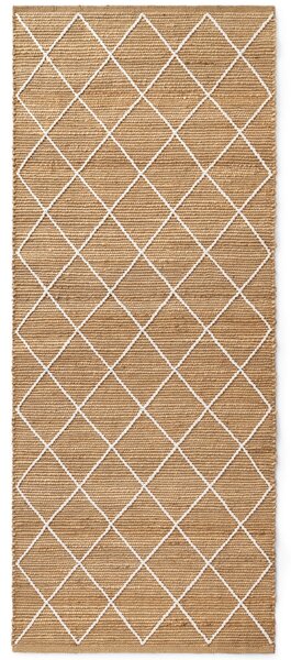 Hanse Home , Behúň Kunu 106208 Natural Gold White, 80x200, béžová, chodba / predsieň