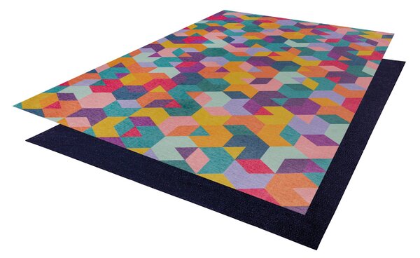 Flair Rugs , Kusový koberec Match Axel Geo Multi, 120x170, viacfarebná, chodba / predsieň