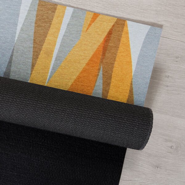 Flair Rugs , AKCIA: 170x240 cm Kusový koberec Match Isabella Stripe Grey/Ochre, žltá, chodba / predsieň