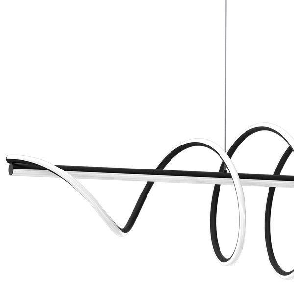 Závesné LED svietidlo Twist, 1x LED 90w, 4000k, b