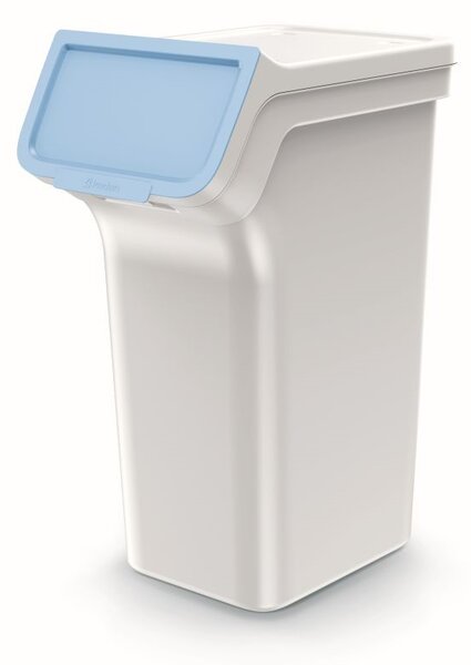 Prosperplast Sada 4 odpadkových košů STACKBOXER Q 4 x 25 L popelavě šedá