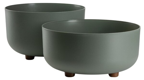 PLASTOVÝ KVETINÁČ TERRA 30X14,5 CM MÄTOVÁ