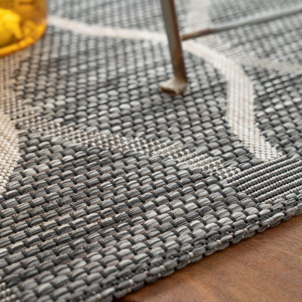 Obsession, Kusový koberec Nordic 871 grey – na von aj na doma, 80x150, šedá, chodba / predsieň