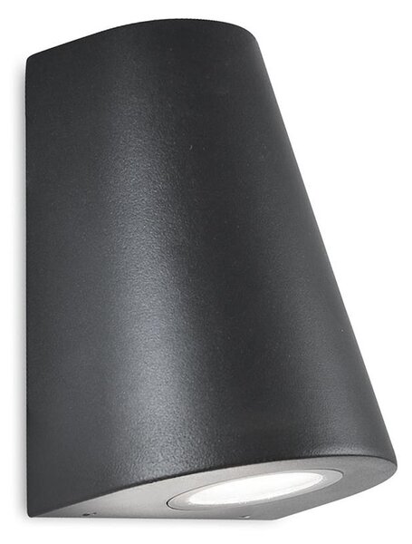 Polux Vonkajšie nástenné svietidlo BOSTON GU10/35W IP44 ovál čierna SA0553 + záruka 3 roky zadarmo
