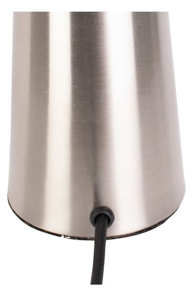 Stolová lampa v striebornej farbe Leitmotiv Sublime, výška 51 cm