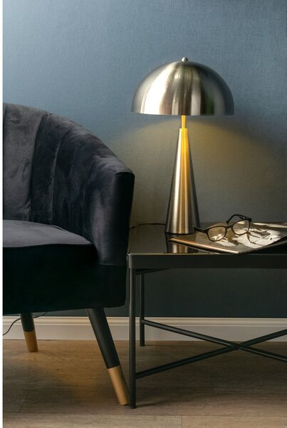 Stolová lampa v striebornej farbe Leitmotiv Sublime, výška 51 cm