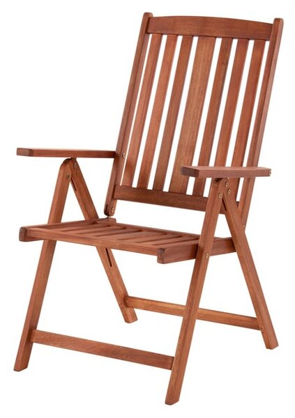 Polohovacia záhradná stolička FANO akáciové drevo