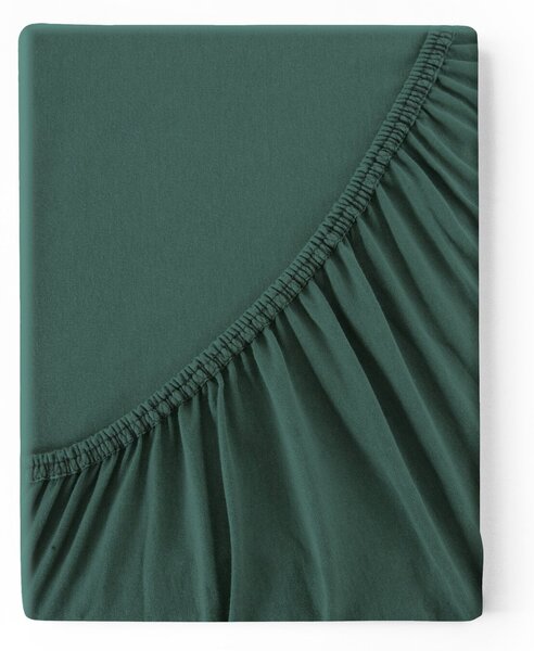 JERSEY PRESTIERADLO JERSEY3 90X200 CM TMAVOZELENÉ