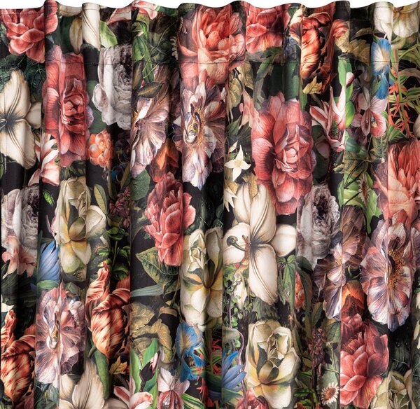 ZATEMŇOVACÍ ZÁVES NA PÁSKE PEONIA 140X270 CM VZOROVANÁ