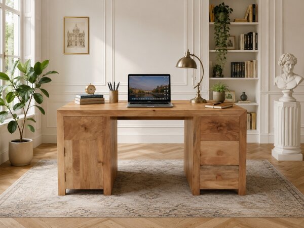 Písací stôl Hina 160x76x80 z mangového dreva