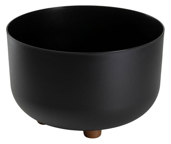 PLASTOVÝ KVETINÁČ TERRA 27X17 CM ČIERNA