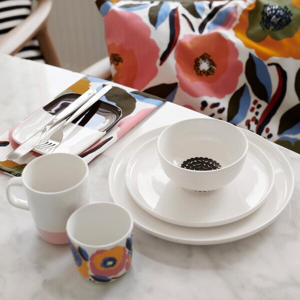 Marimekko Tanier Oiva 25cm, biely