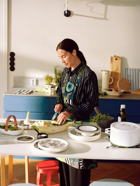 Marimekko Hlboký tanier Oiva Siirtolapuutarha 20cm