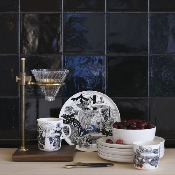 Marimekko Tanier Oiva 25cm, biely