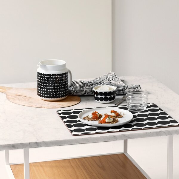 Marimekko Tanier Oiva 25cm, biely