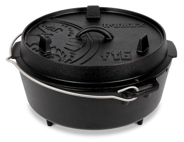Petromax liatinový kotlík Dutch Oven s nožičkami ft6 - 26 cm, 5,5 l