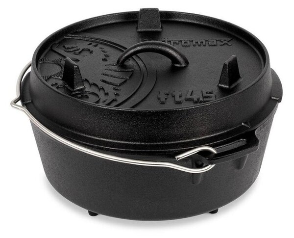 Petromax liatinový kotlík Dutch Oven s nožičkami ft4,5 - 22 cm, 3,5 l
