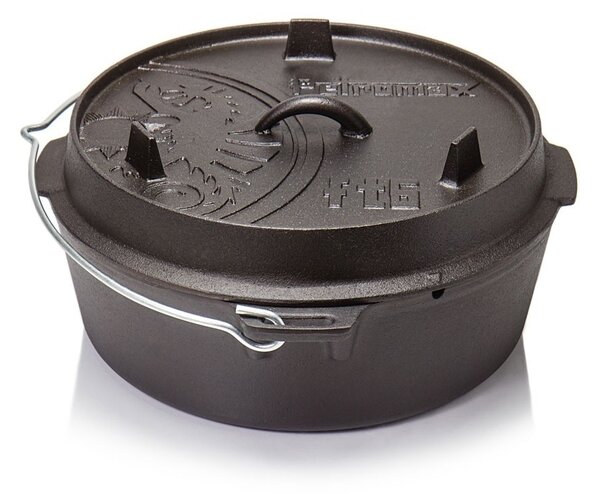 Petromax liatinový kotlík Dutch Oven ft6 - 26 cm, 5,5 l