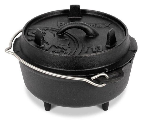 Petromax liatinový kotlík Dutch Oven s nožičkami ft3 - 18 cm, 1,6 l