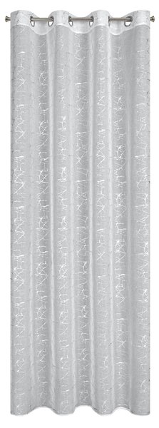 ZÁCLONA NA KRÚŽKOCH REVA 140X250 CM VZOROVANÁ