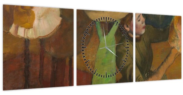 Obraz - Edgar Degas, The Millinery Shop, reprodukcia (s hodinami) (90x30 cm)